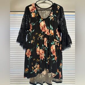 Torrid Lace Sleeve Top